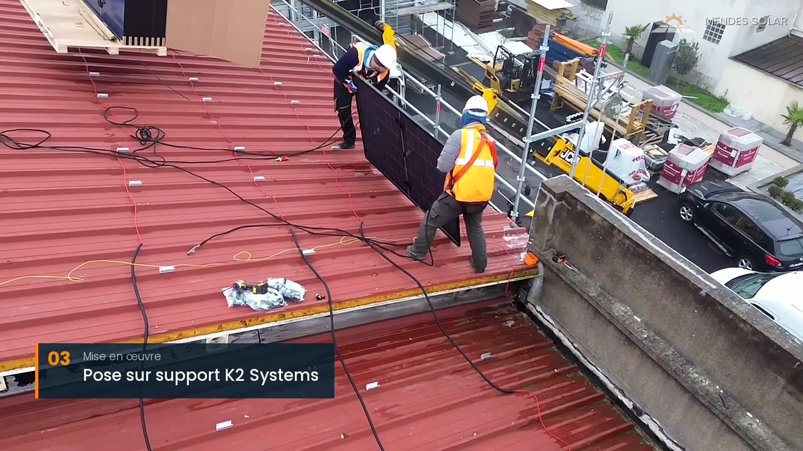 Chantier photovoltaïque BOC 80 kWc à Aulnay-sous-Bois